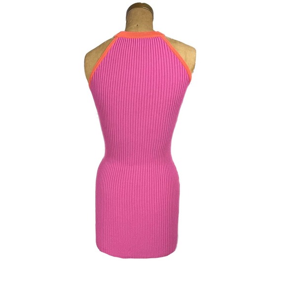 Pink Halter Mini Dress - Picture 2 of 8